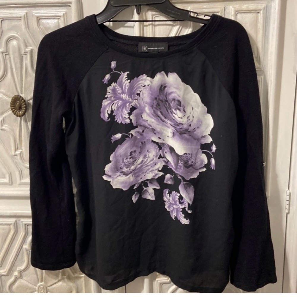 Romantic Purple flower sweatshirt